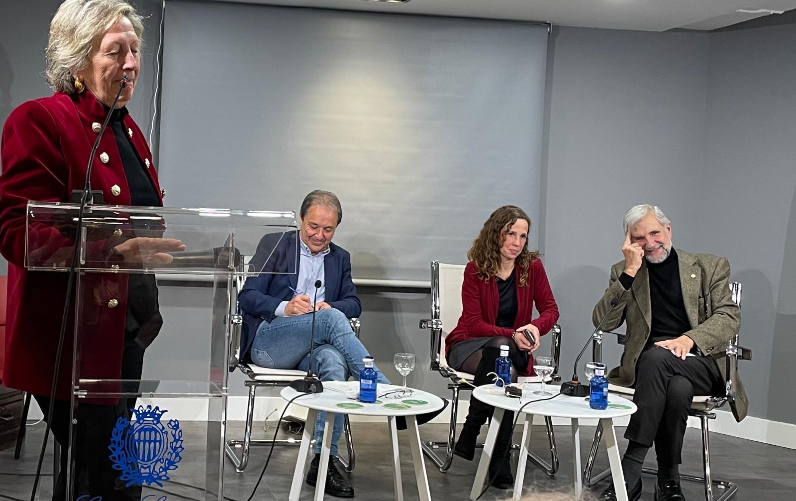 Moderadora y ponentes mesa redonda sobre despoblación CSM